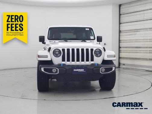 White 2023 Jeep Wrangler 4xe Unlimited Sahara