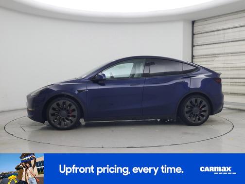 Blue 2022 Tesla Model Y Performance