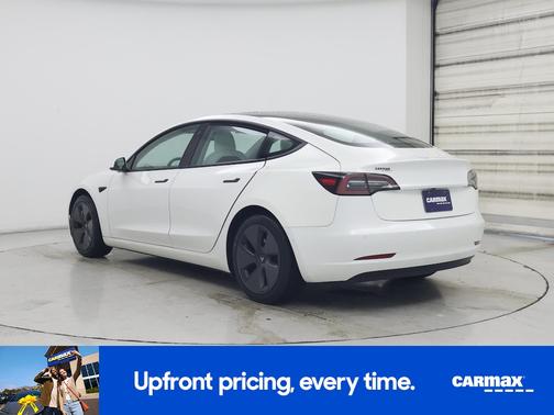 White 2021 Tesla Model 3 Standard Range Plus