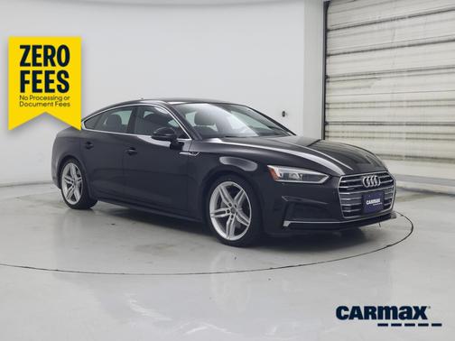 Black 2018 Audi A5 Premium Plus
