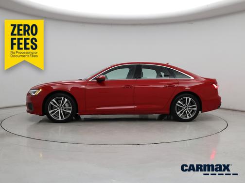 Red 2022 Audi A6 Premium Plus