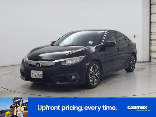 Black 2017 Honda Civic EX-T