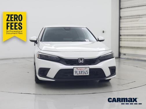 White 2024 Honda Civic LX