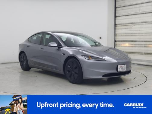 Gray 2025 Tesla Model 3 Long Range