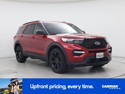 Red 2023 Ford Explorer ST