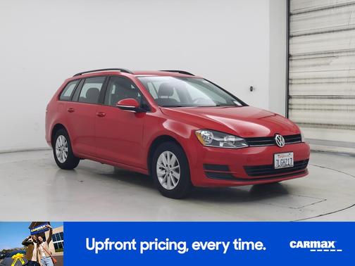 Red 2015 Volkswagen Golf S