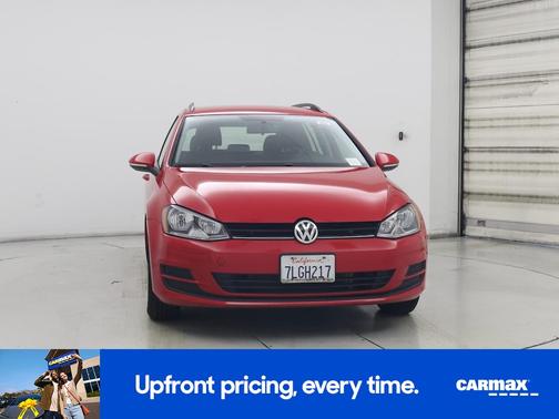 Red 2015 Volkswagen Golf S