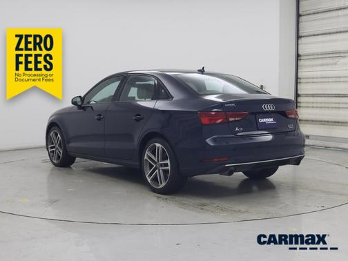Blue 2017 Audi A3 Premium