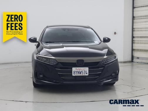 Black 2021 Honda Accord Sport