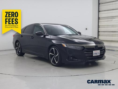 Black 2021 Honda Accord Sport