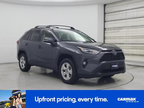 Gray 2020 Toyota RAV4 Hybrid XLE