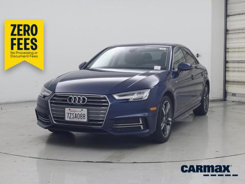 Blue 2017 Audi A4 Prestige