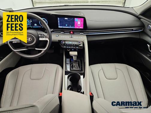 White 2024 Hyundai ELANTRA HEV Limited