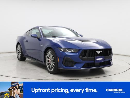 Blue 2024 Ford Mustang GT Premium