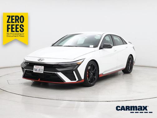 White 2025 Hyundai ELANTRA N