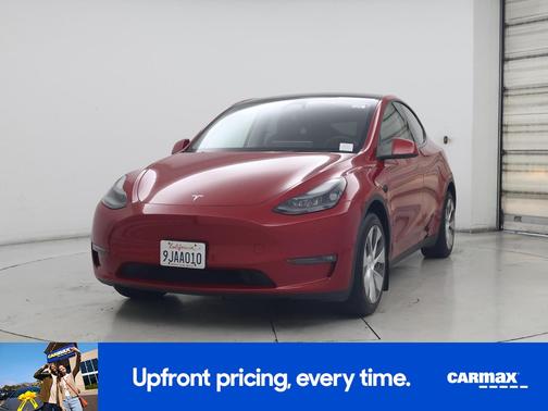 Red 2023 Tesla Model Y Long Range