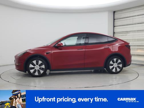 Red 2023 Tesla Model Y Long Range