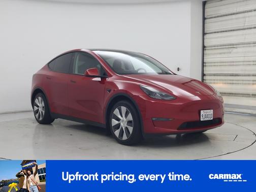 Red 2023 Tesla Model Y Long Range