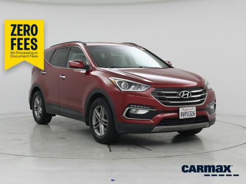 Red 2018 Hyundai Santa Fe Sport