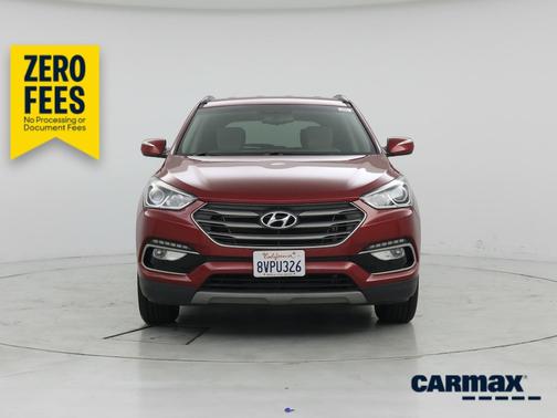 Red 2018 Hyundai Santa Fe Sport