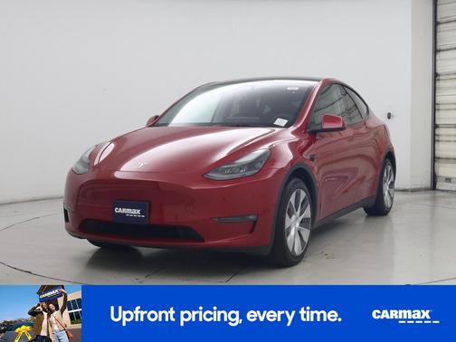 Red 2023 Tesla Model Y Long Range