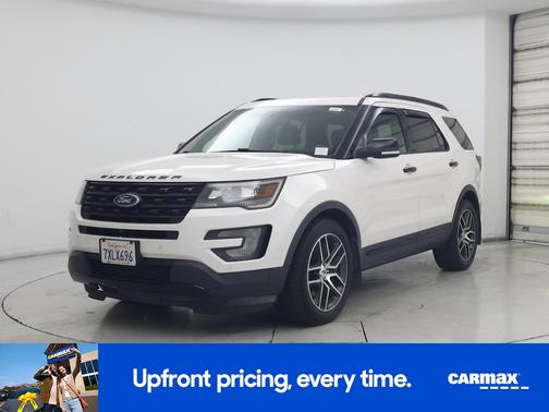 White 2017 Ford Explorer Sport