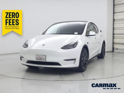 White 2022 Tesla Model Y Performance