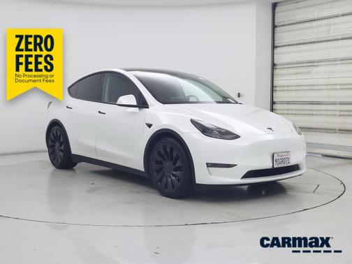 White 2022 Tesla Model Y Performance