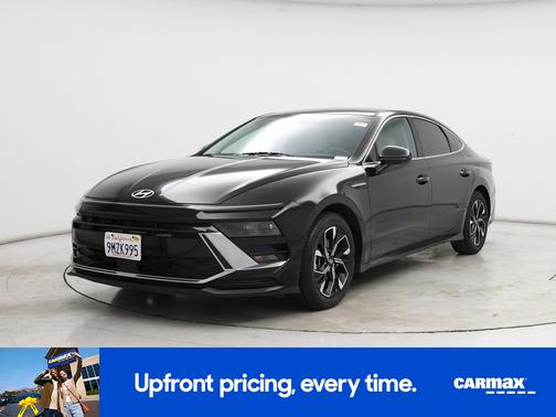 Black 2024 Hyundai SONATA SEL