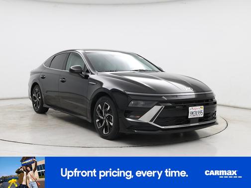 Black 2024 Hyundai SONATA SEL