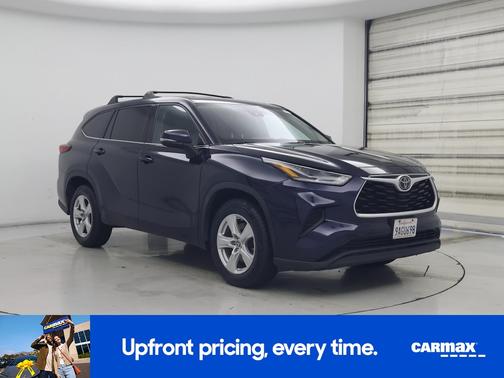 Blue 2021 Toyota Highlander L