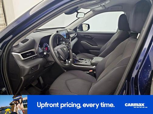 Blue 2021 Toyota Highlander L