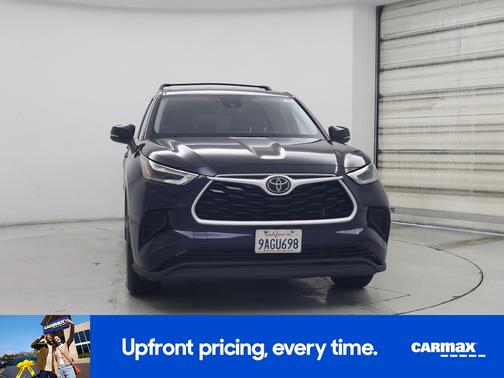 Blue 2021 Toyota Highlander L
