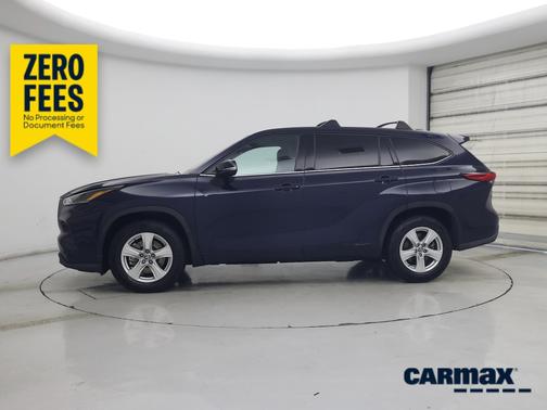 Blue 2021 Toyota Highlander L