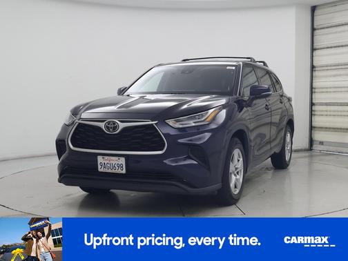 Blue 2021 Toyota Highlander L