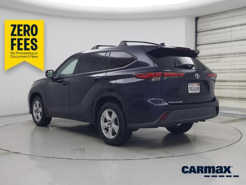 Blue 2021 Toyota Highlander L