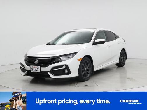 White 2020 Honda Civic EX-L