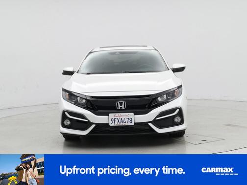White 2020 Honda Civic EX-L