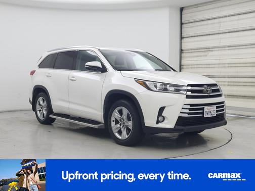 White 2018 Toyota Highlander Limited