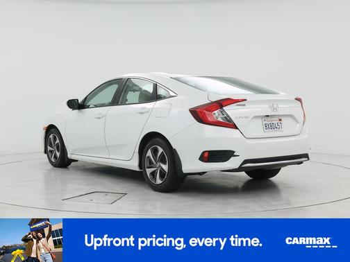 White 2021 Honda Civic LX