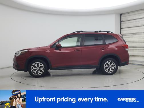 Red 2022 Subaru Forester Premium
