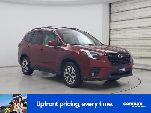 Red 2022 Subaru Forester Premium