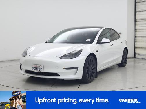 White 2023 Tesla Model 3 Performance