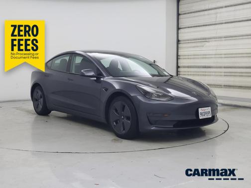 Gray 2023 Tesla Model 3