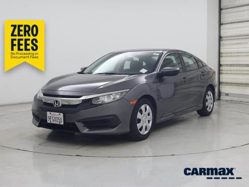 Gray 2018 Honda Civic LX