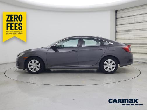 Gray 2018 Honda Civic LX