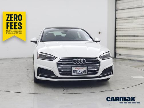 White 2019 Audi A5 Premium