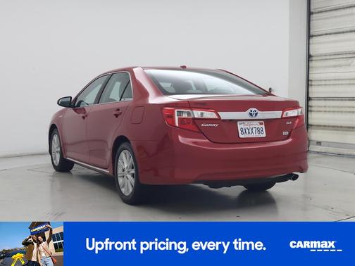 Red 2014 Toyota Camry Hybrid XLE