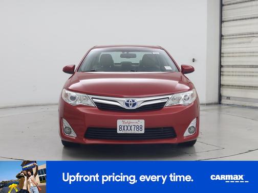 Red 2014 Toyota Camry Hybrid XLE