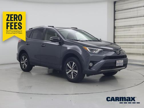 Gray 2018 Toyota RAV4 XLE